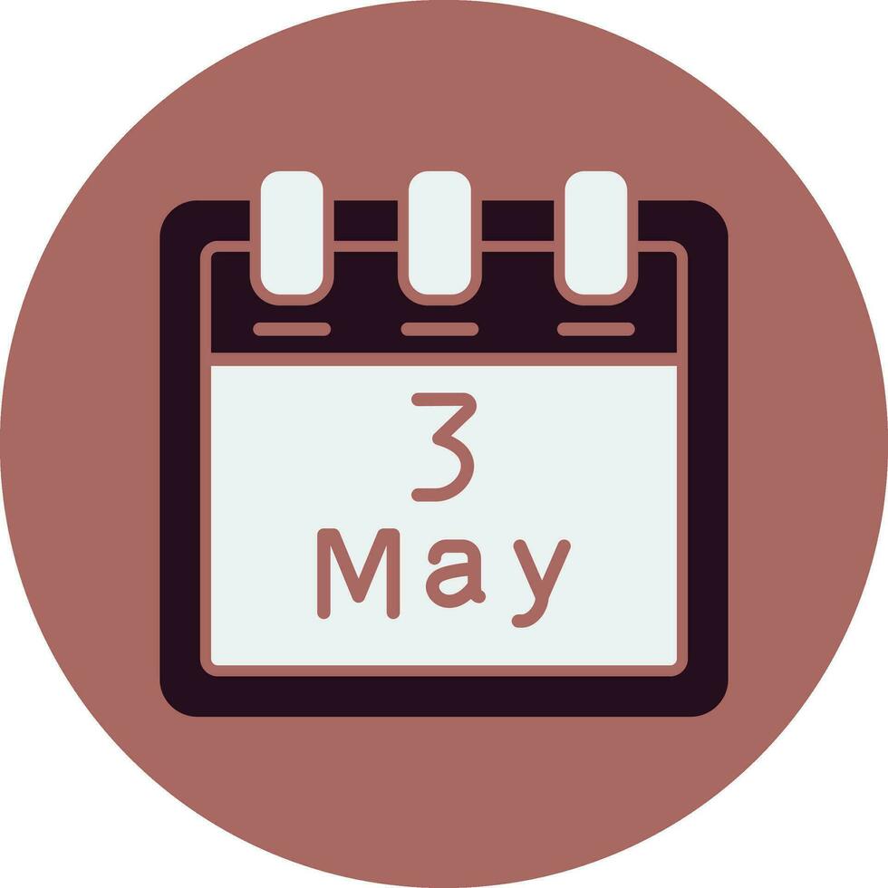 May 3 Vector Icon