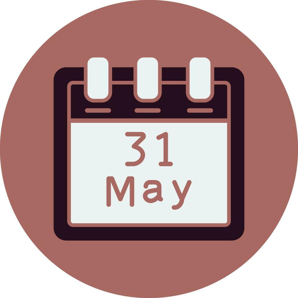 May 31 Vector Icon