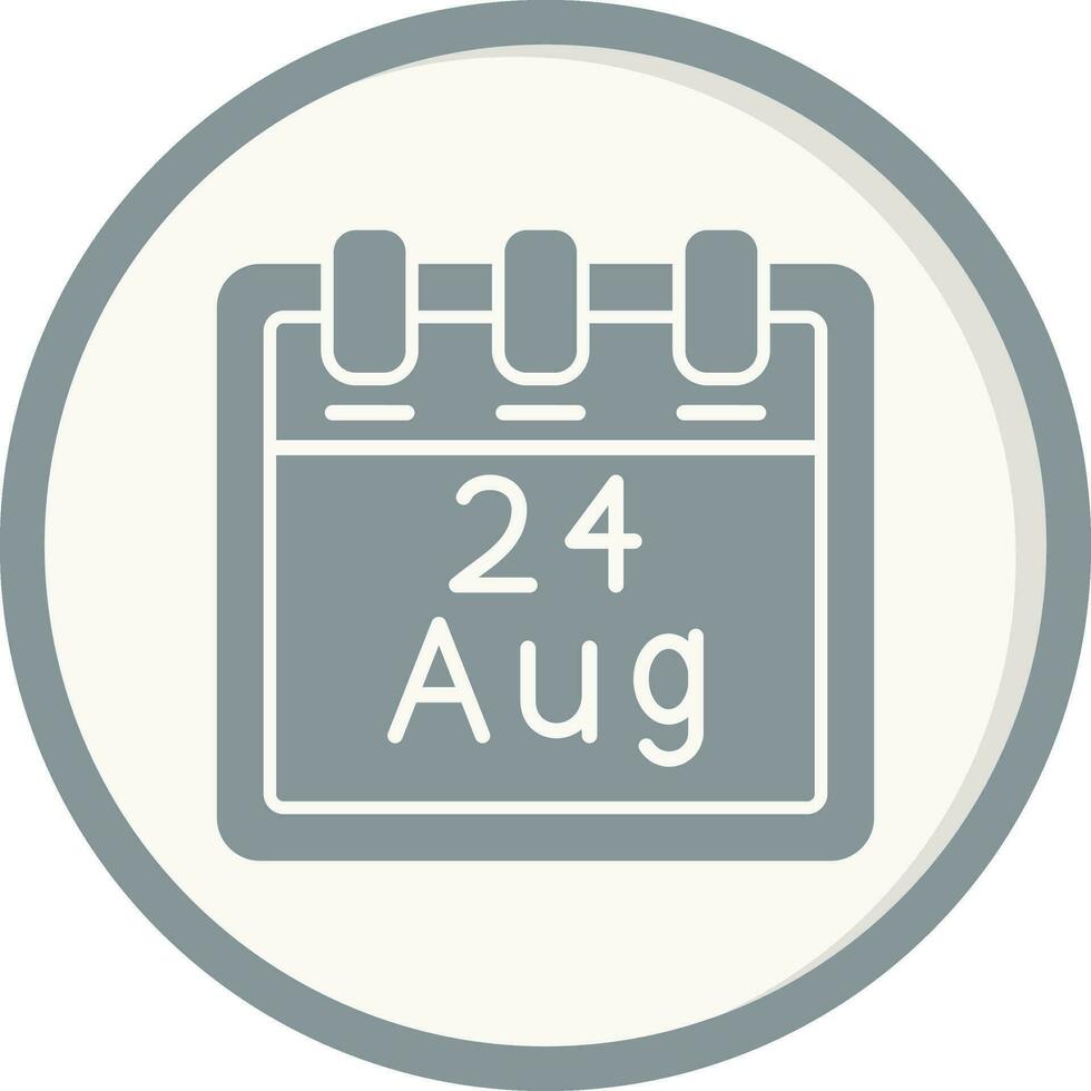 August 4 Vector Icon