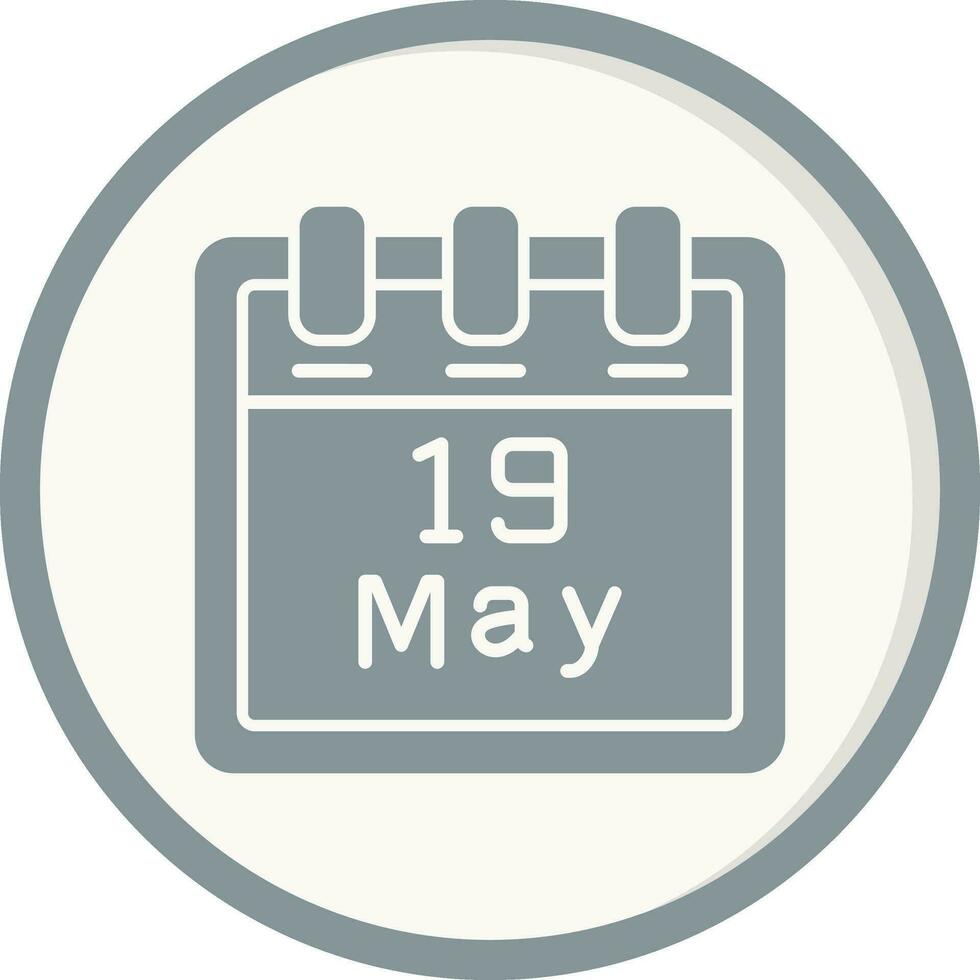 May 19 Vector Icon