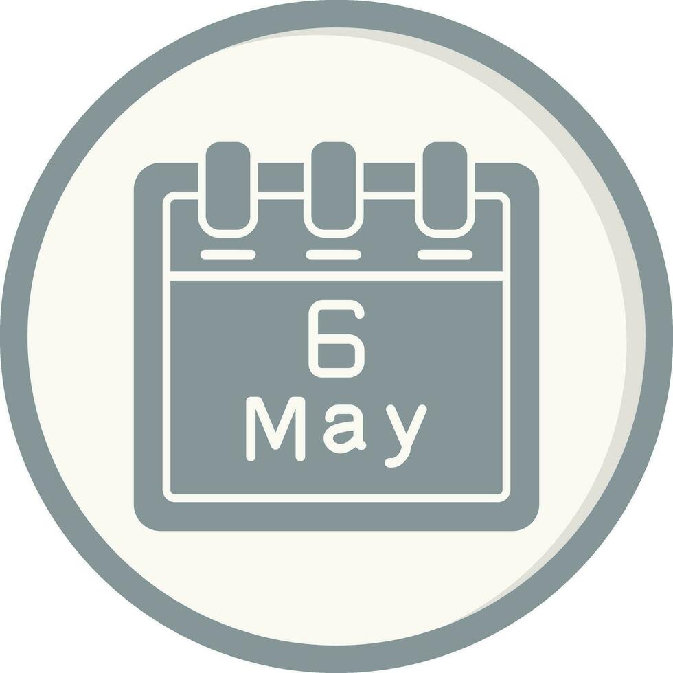 May 6 Vector Icon