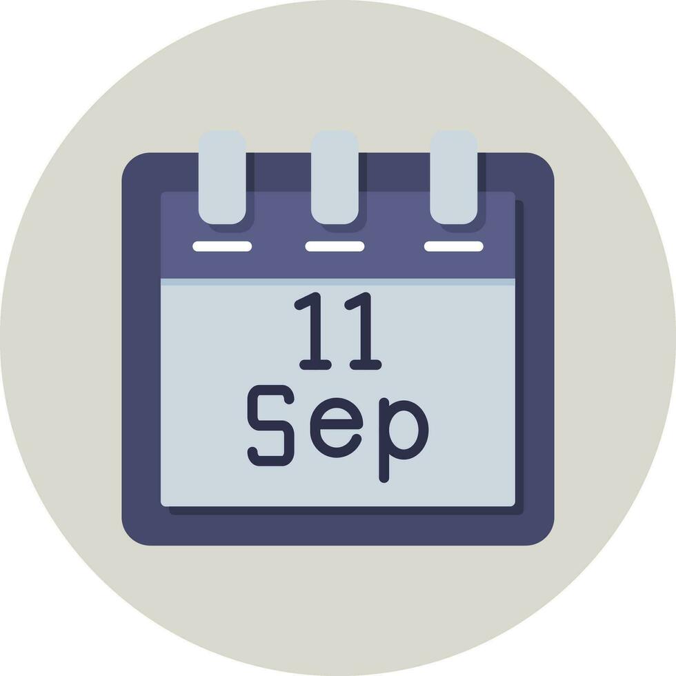 September 11 Vector Icon