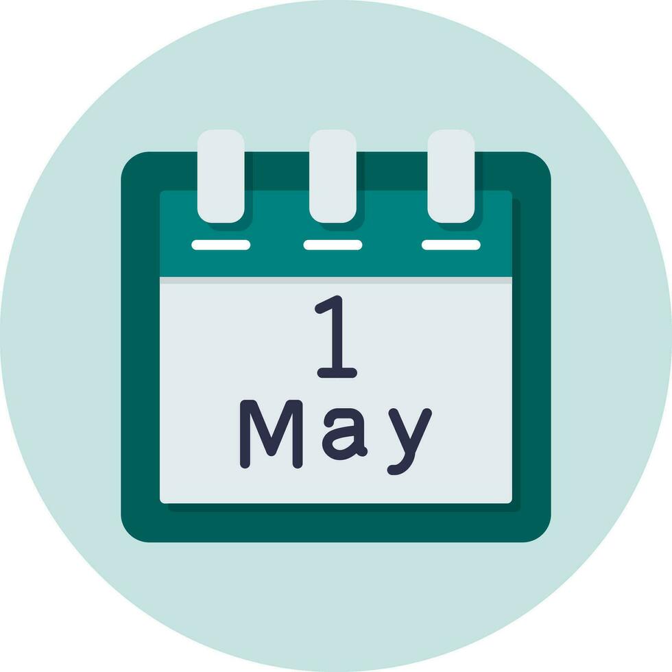 May 1 Vector Icon