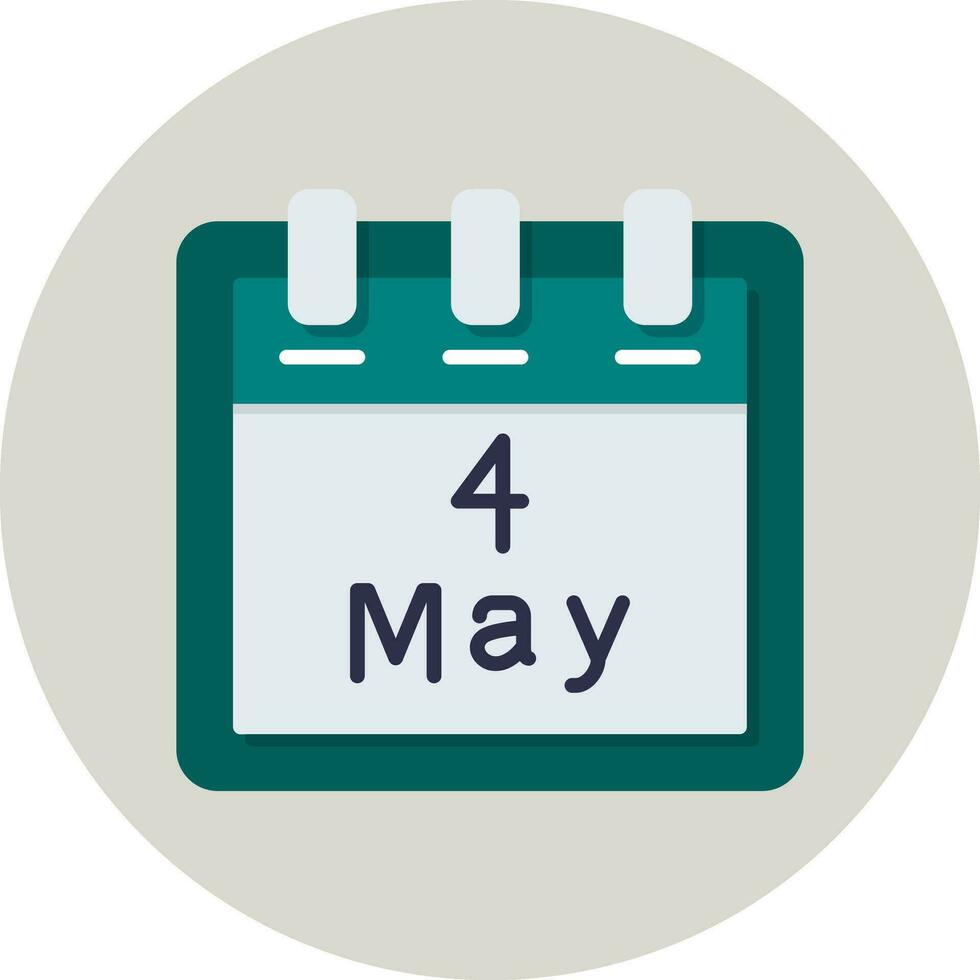 May 4 Vector Icon