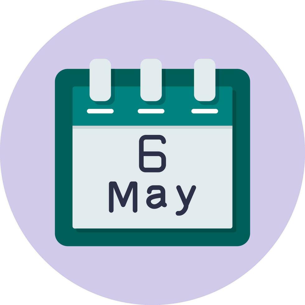 May 6 Vector Icon