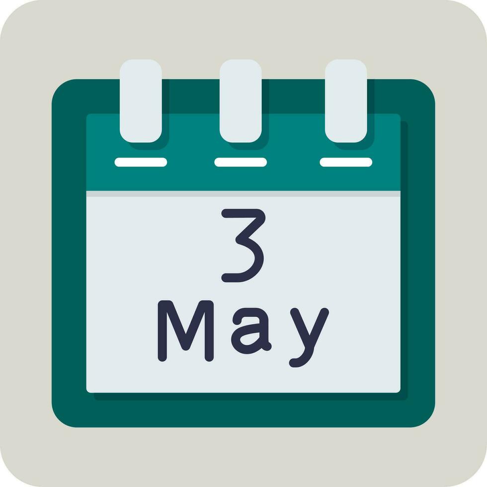 May 3 Vector Icon
