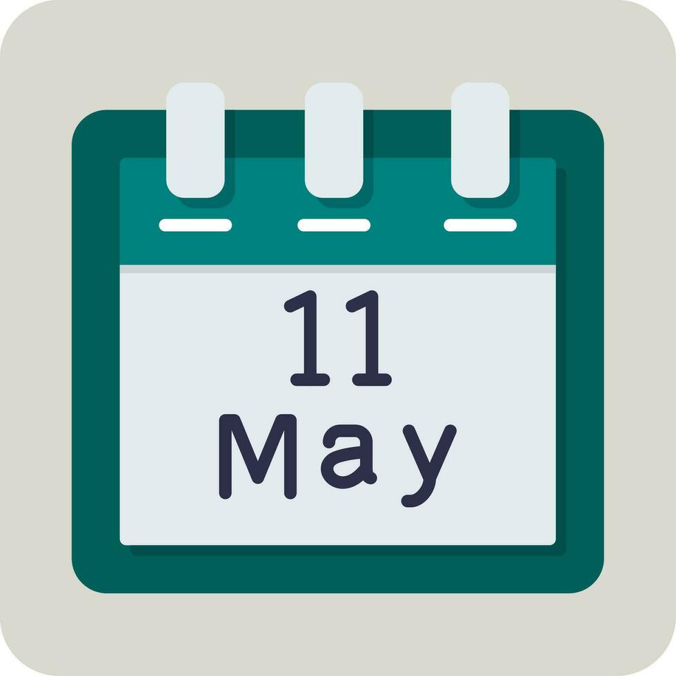 May 11 Vector Icon