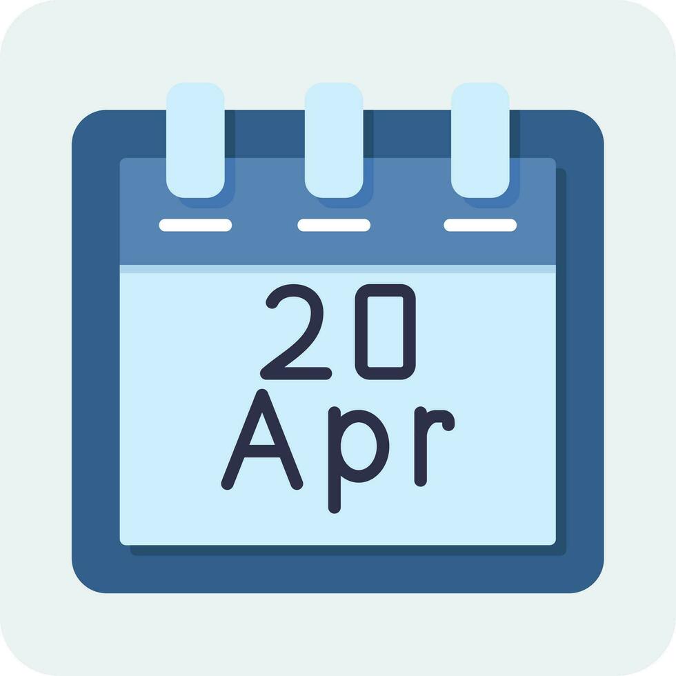 April 20 Vector Icon