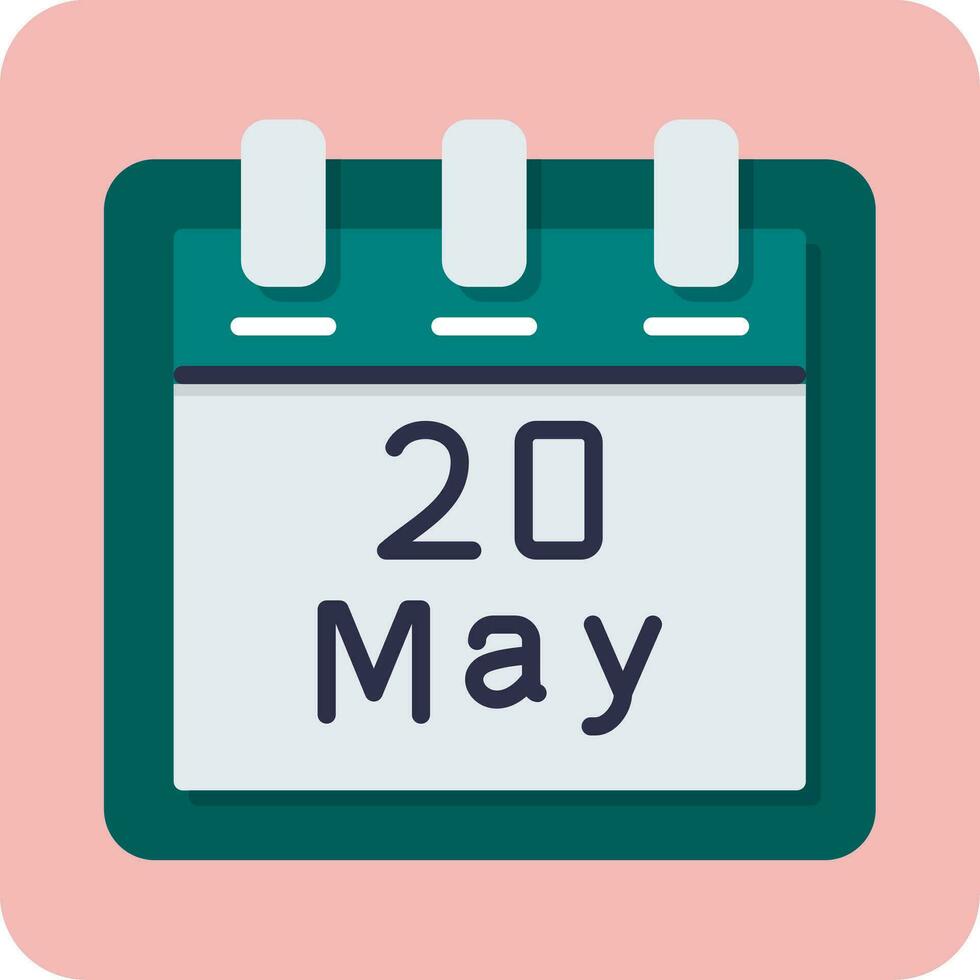 May 20 Vector Icon