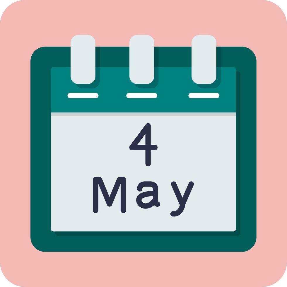 May 4 Vector Icon