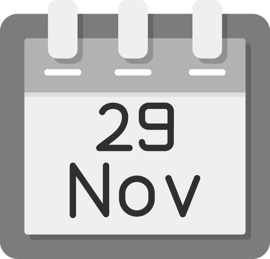 November 29 Vector Icon