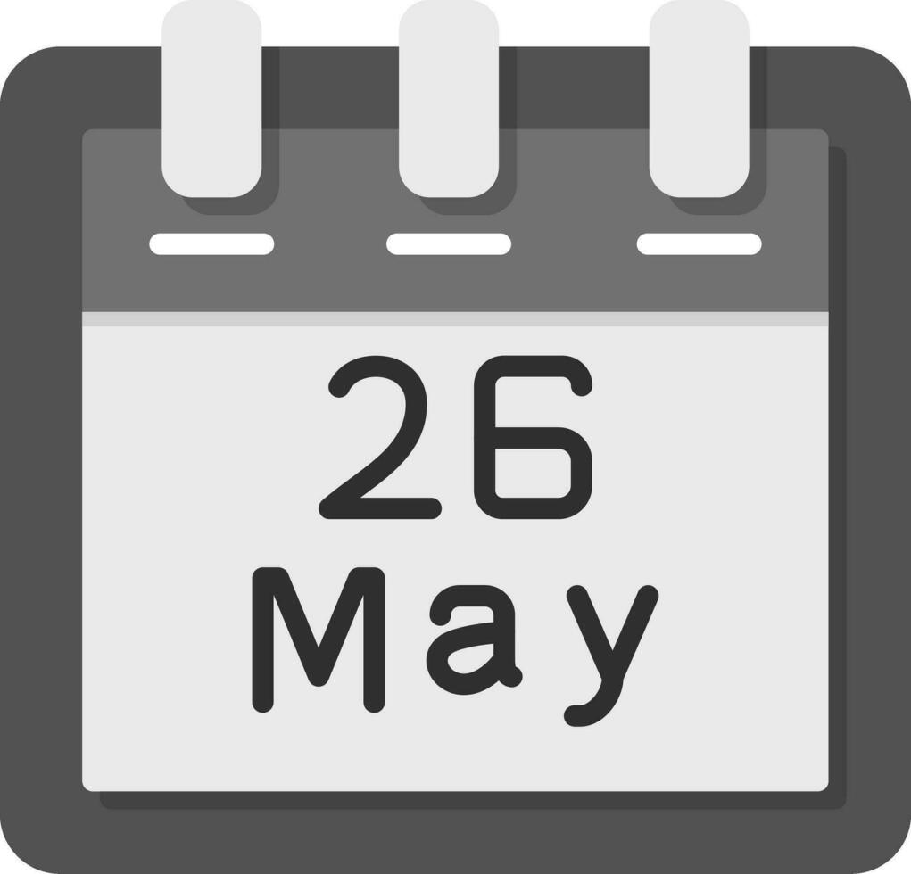 May 26 Vector Icon