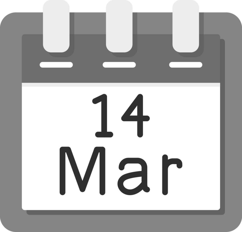 March 14 Vector Icon