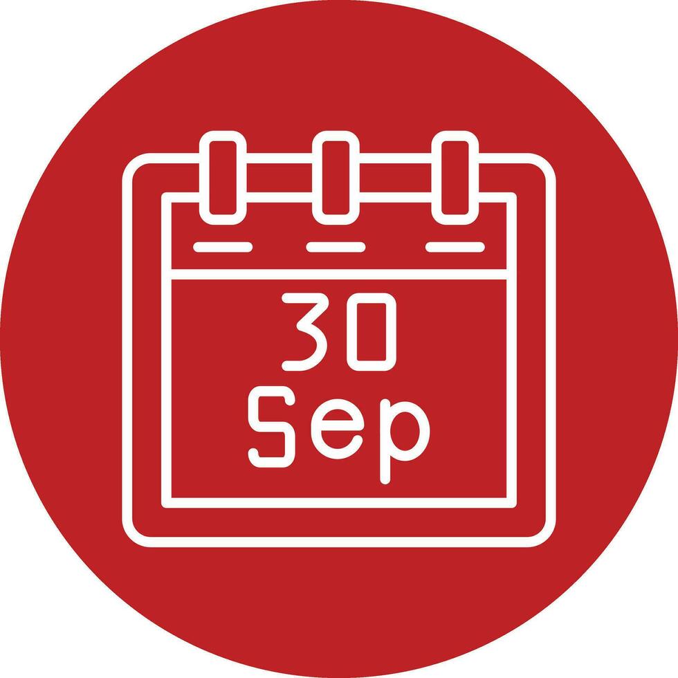 September 30 Vector Icon