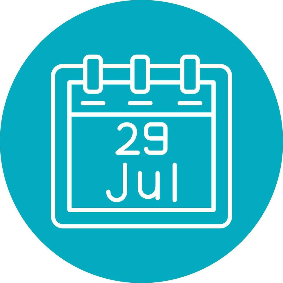 July 29 Vector Icon