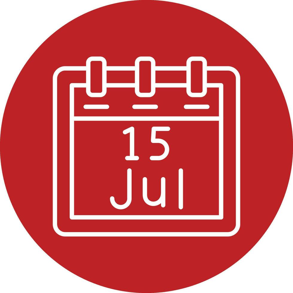 July 15 Vector Icon