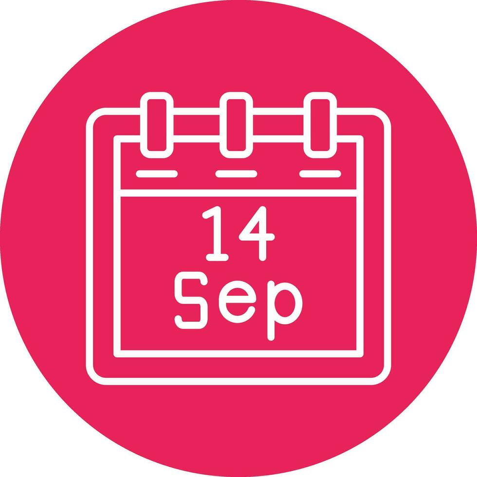 September 14 Vector Icon
