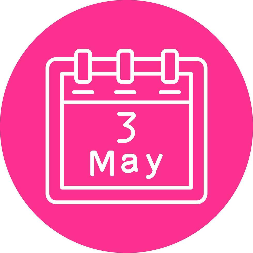 May 3 Vector Icon