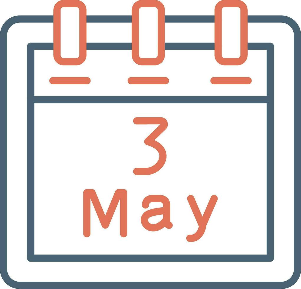 May 3 Vector Icon