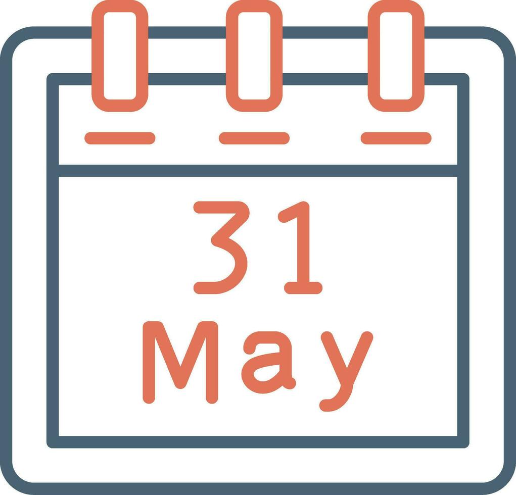 May 31 Vector Icon