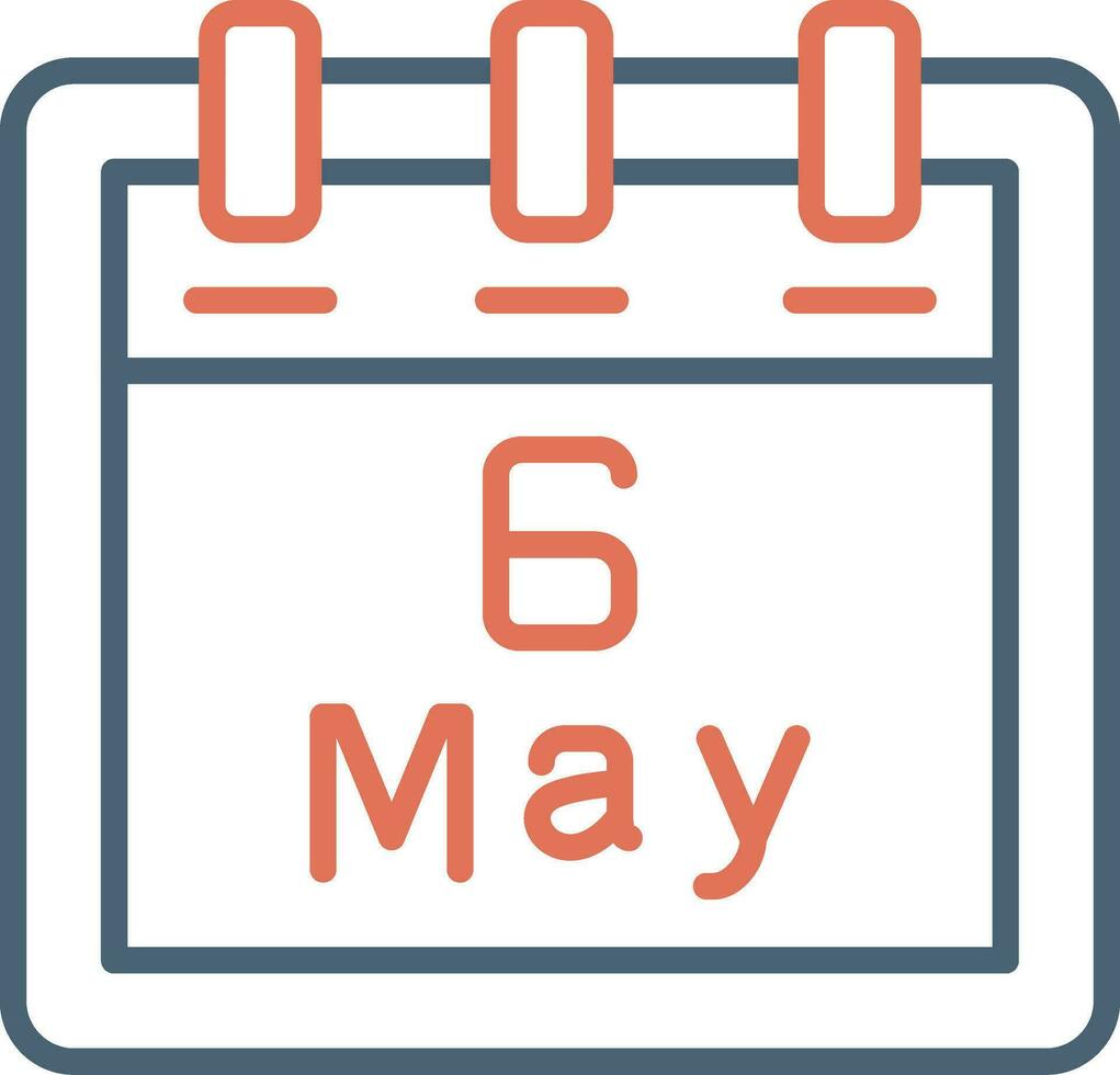 May 6 Vector Icon