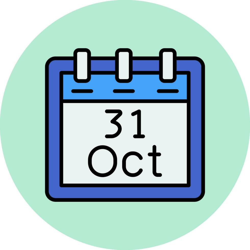 October 31 Vector Icon