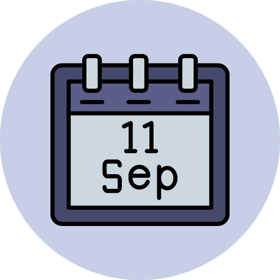 September 11 Vector Icon