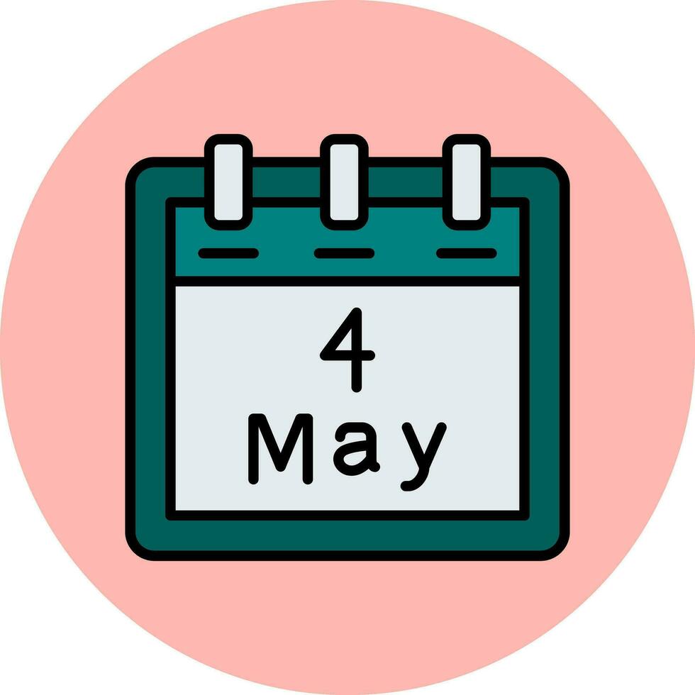 May 4 Vector Icon
