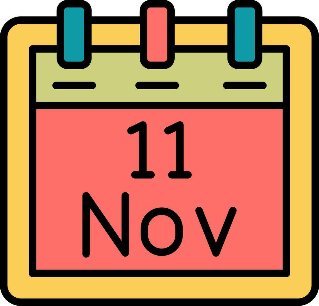 November 11 Vector Icon