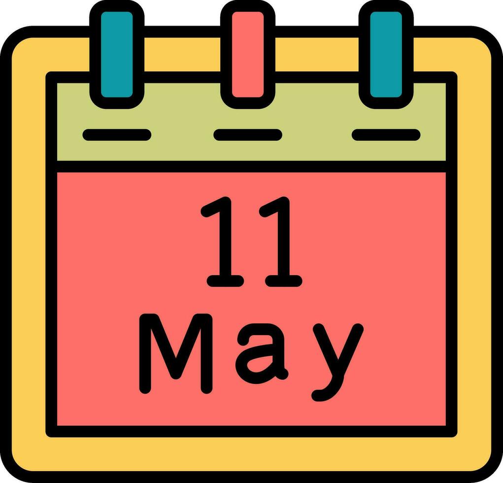 May 11 Vector Icon