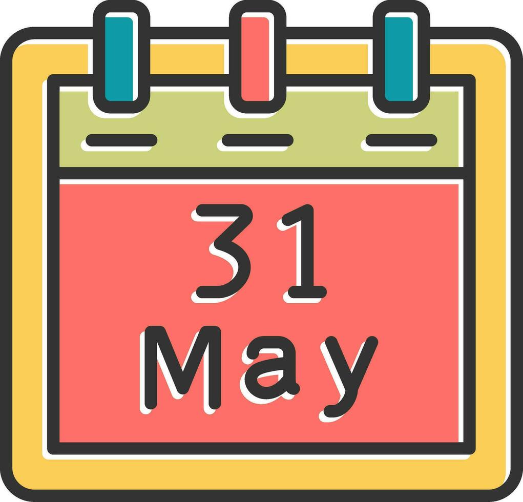 May 31 Vector Icon