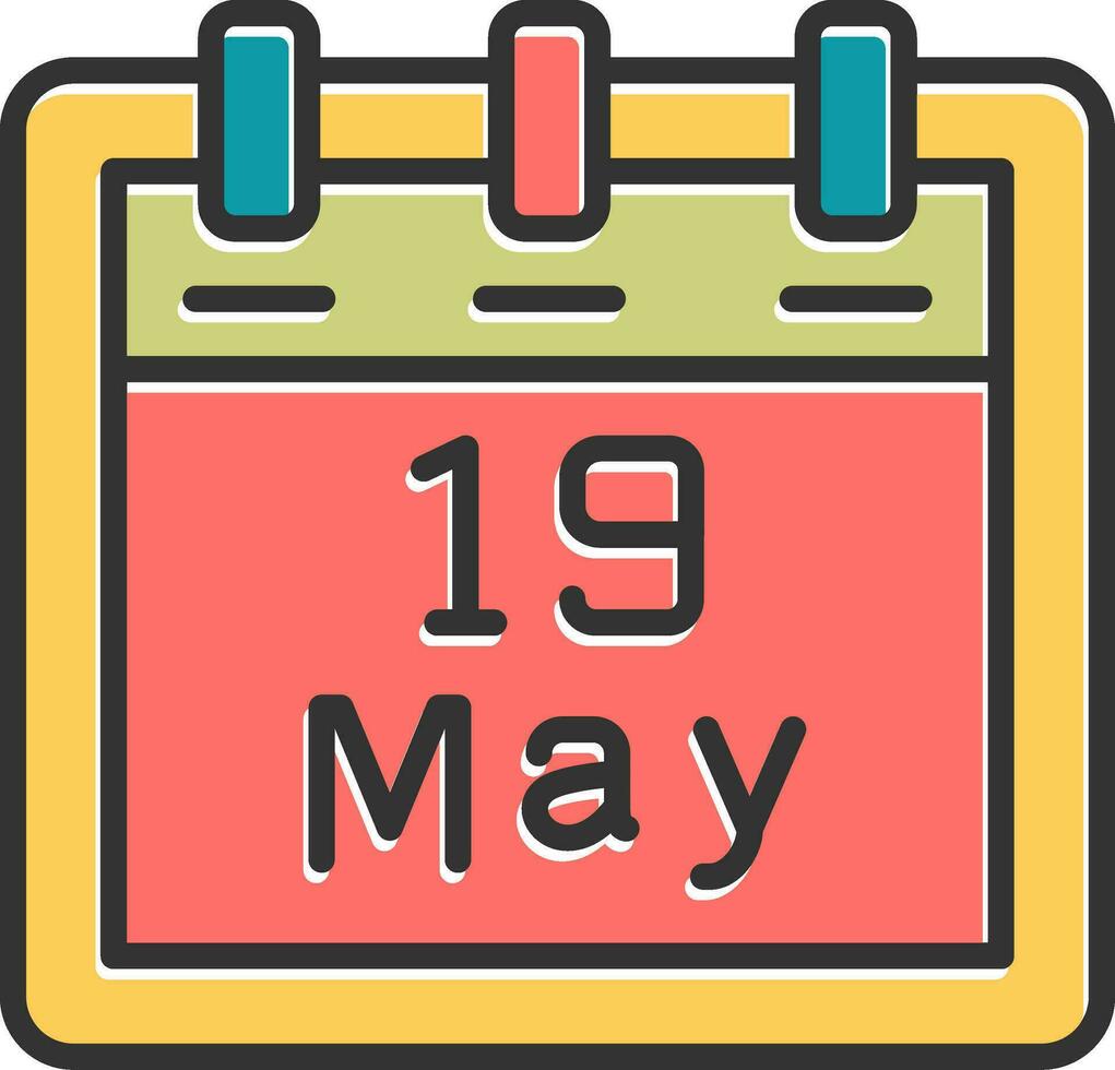 May 19 Vector Icon