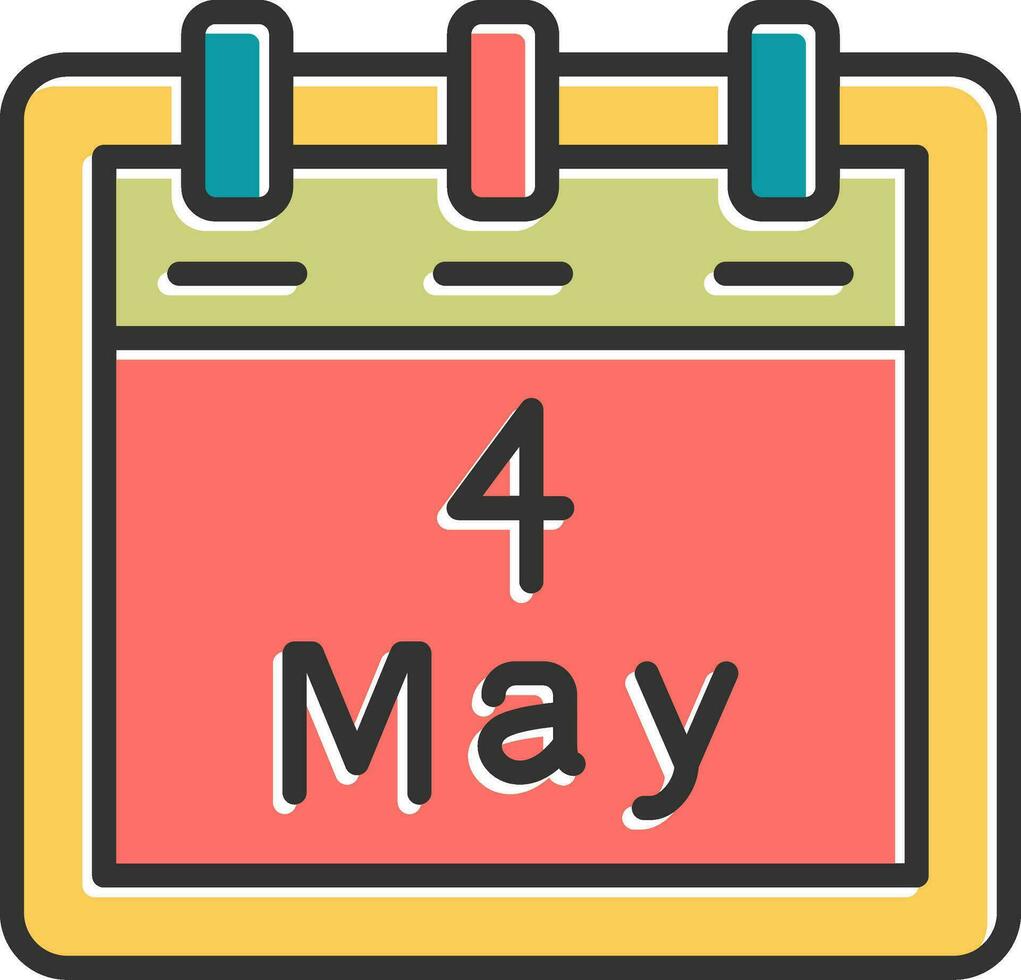 May 4 Vector Icon