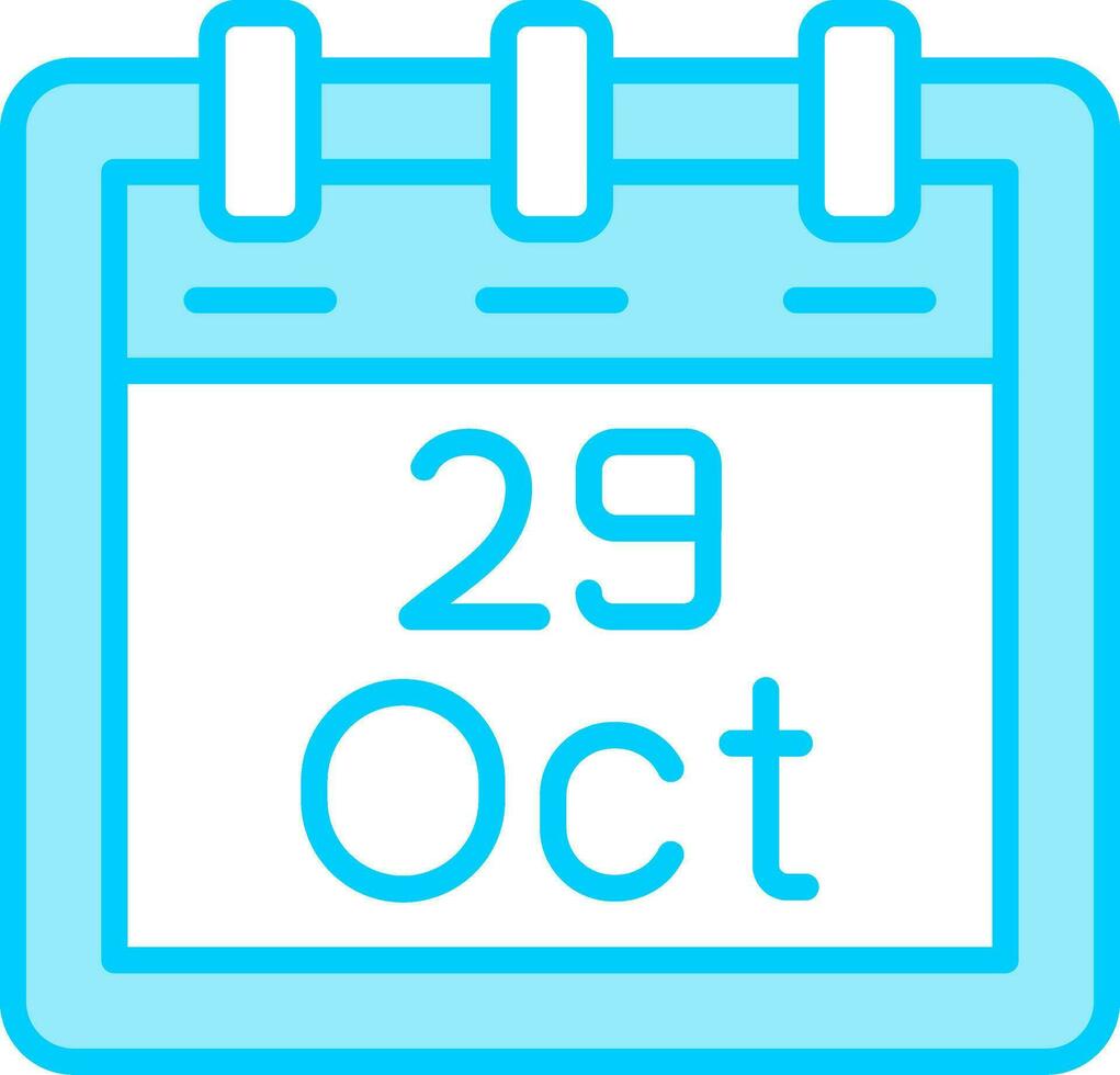 October 29 Vector Icon