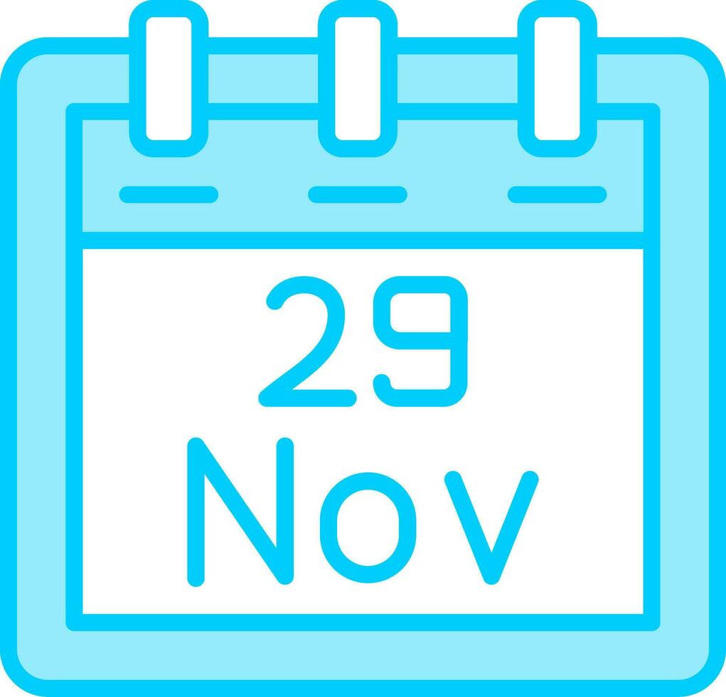 November 29 Vector Icon