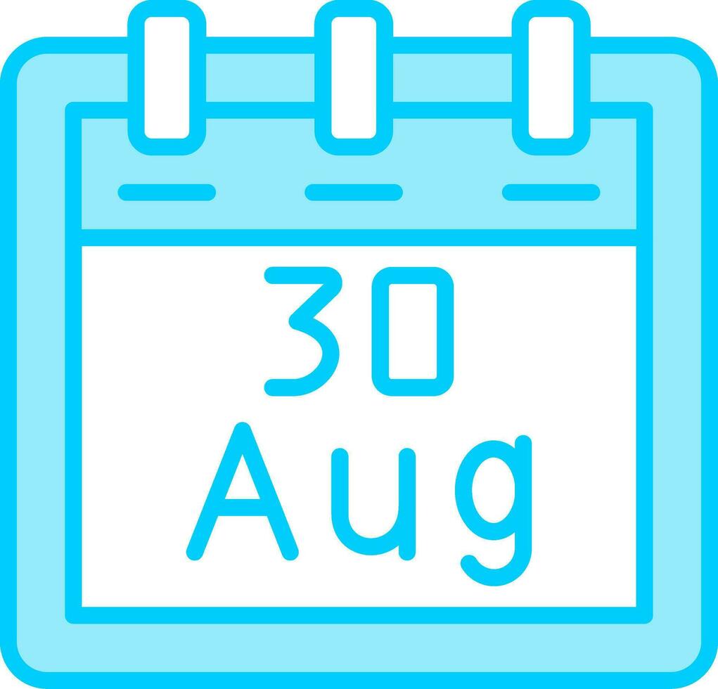 August 30 Vector Icon