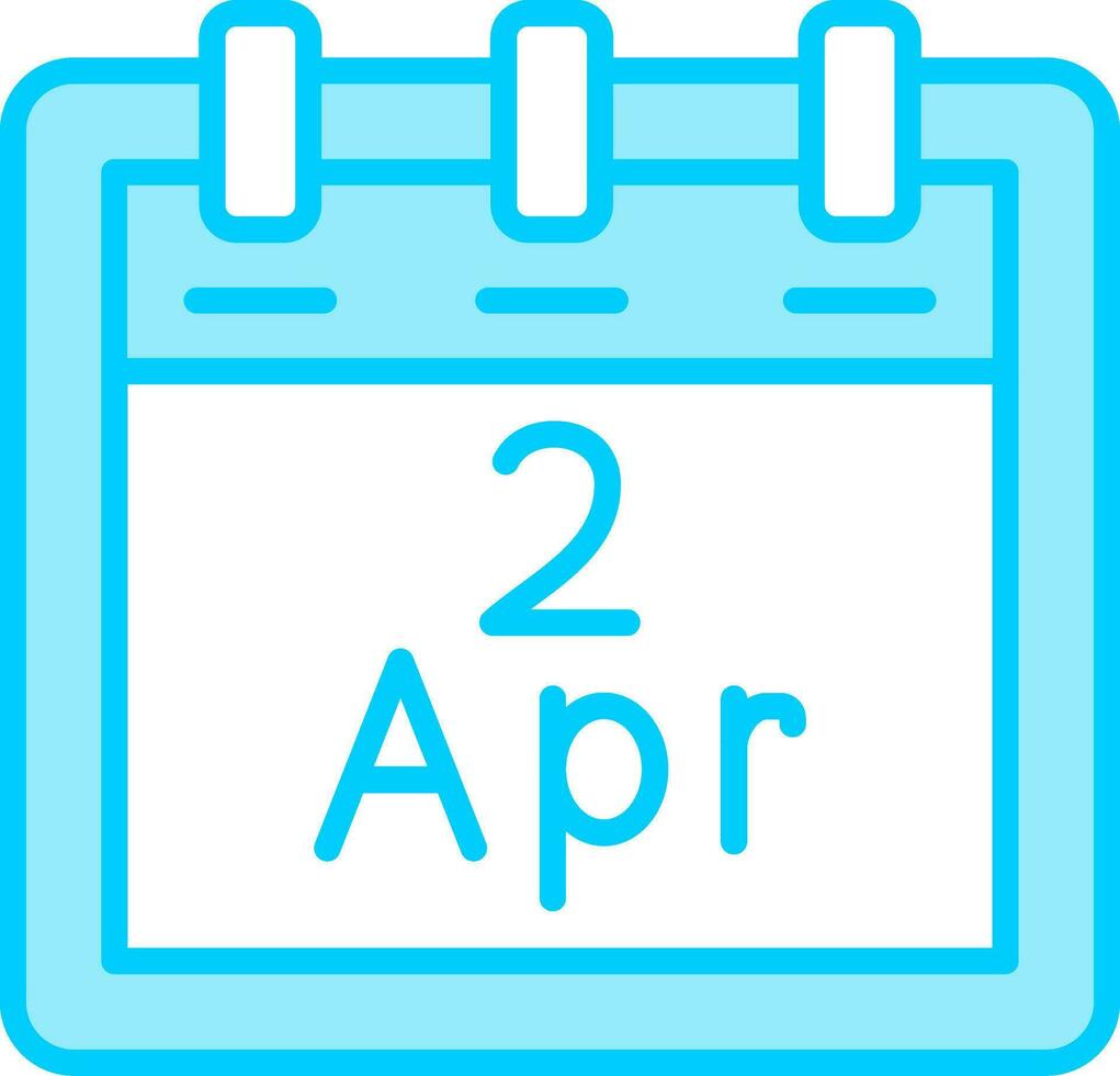 April 2 Vector Icon