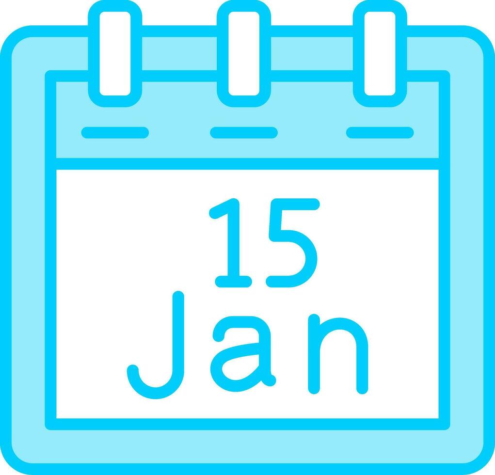 January 15 Vector Icon