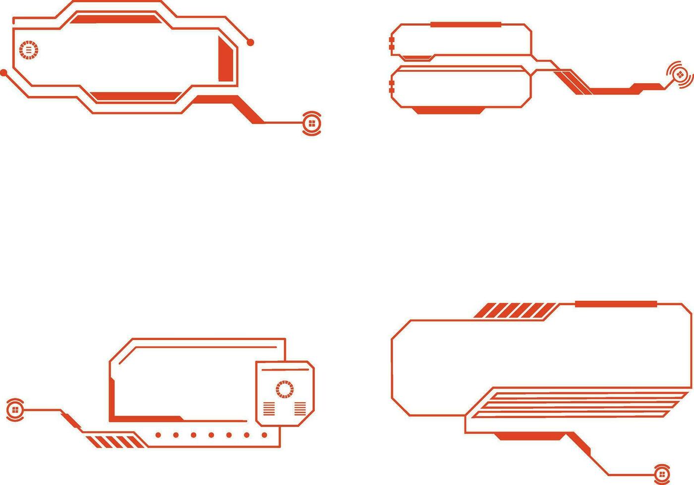 hud gritar título con moderno gráfico. vector ilustración colocar.