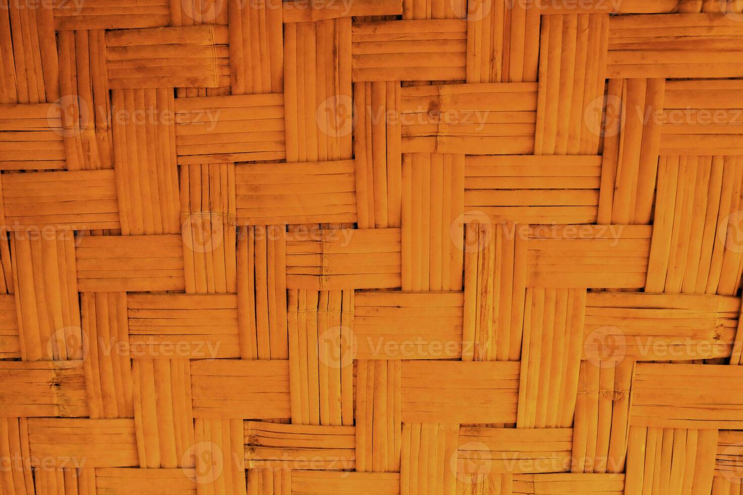 Bamboo weave texture pattern background pink vintage filter effect. Closeup bamboo weave texture background photo