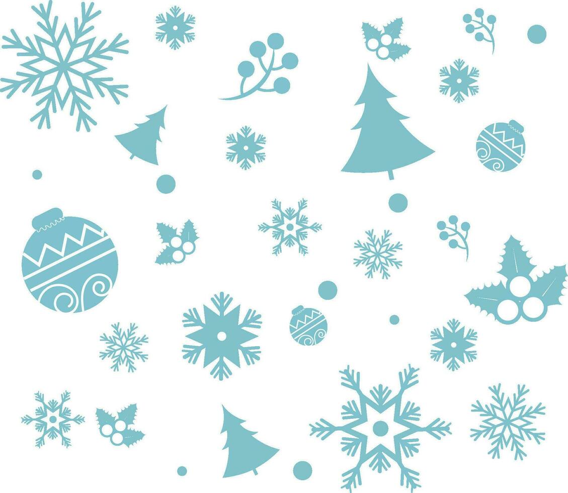 Hand Drawn Christmas Pattern vector