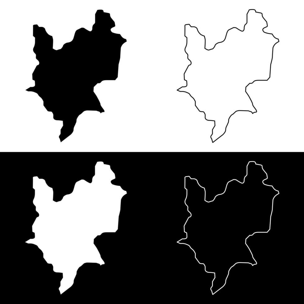 Mwaro province map, administrative division of Burundi. 32204213 Vector