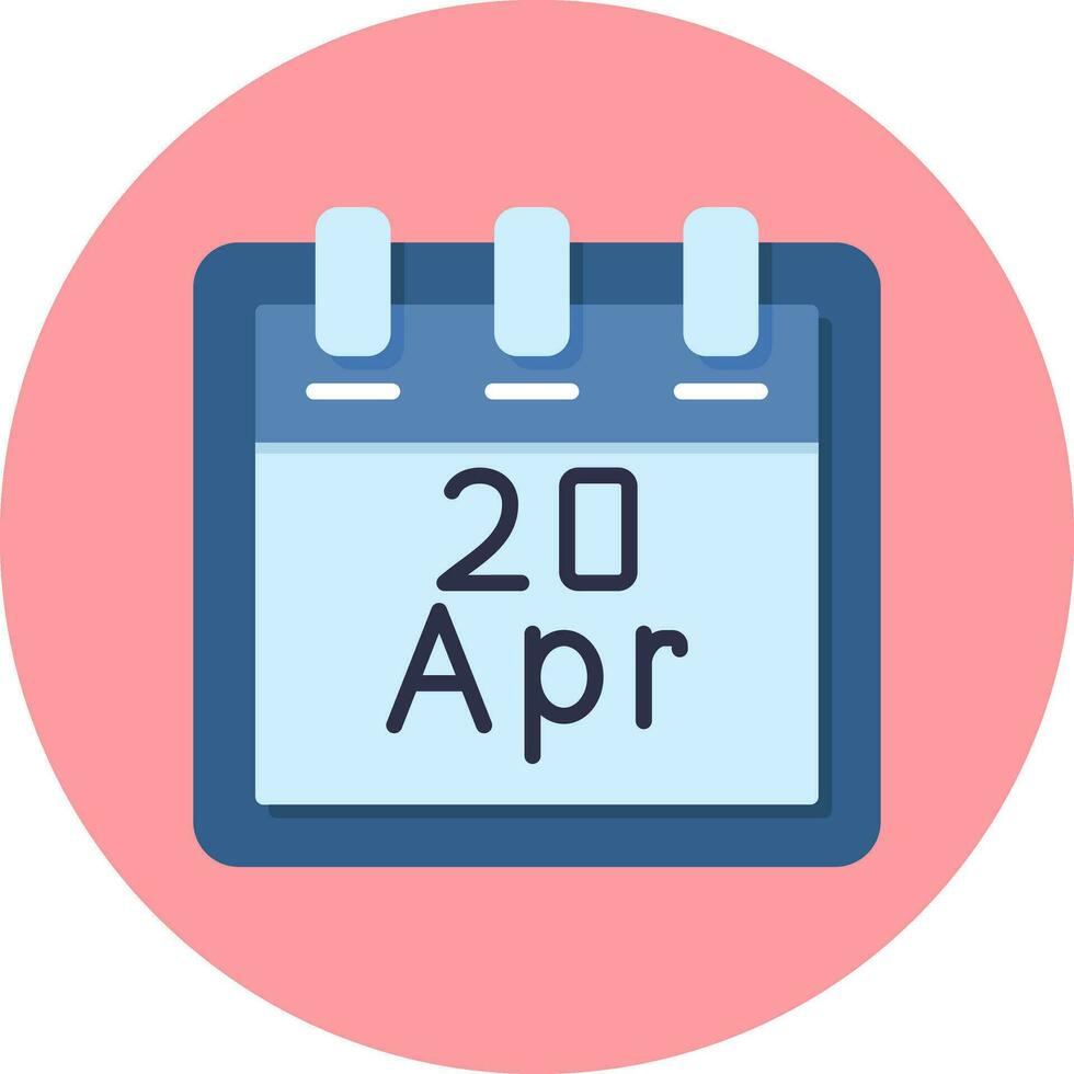 April 20 Vector Icon