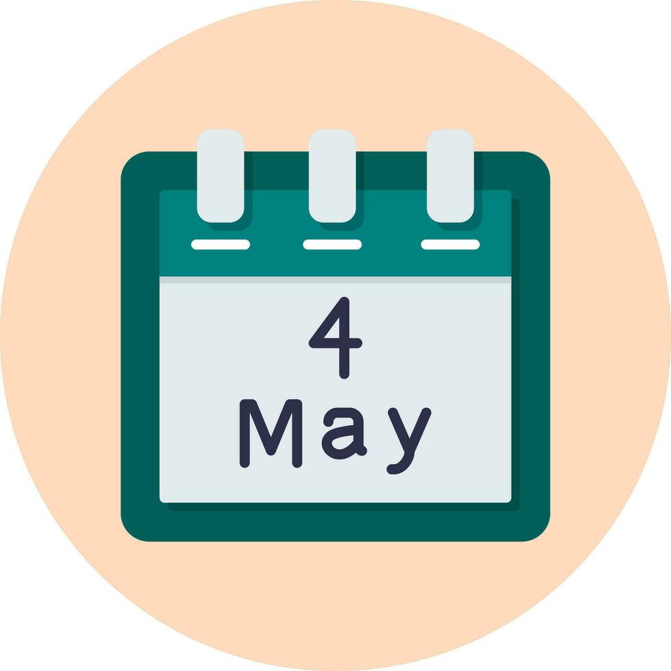 May 4 Vector Icon