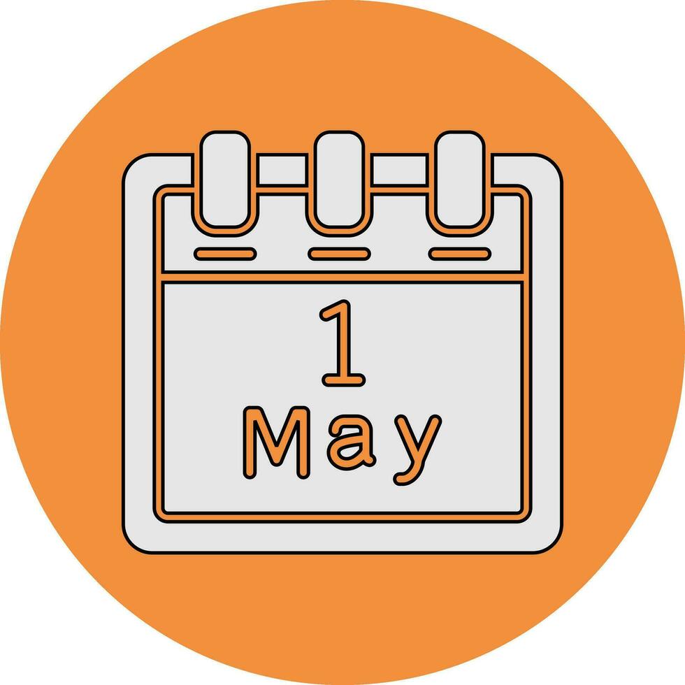 May 1 Vector Icon