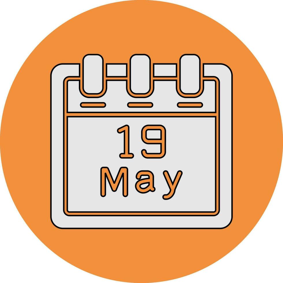 May 19 Vector Icon