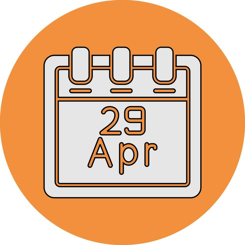 April 29 Vector Icon