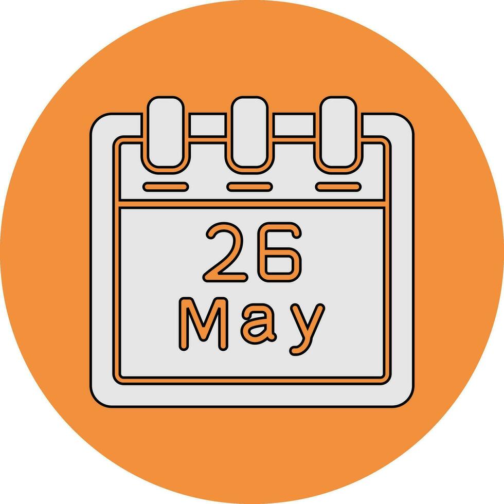 May 26 Vector Icon