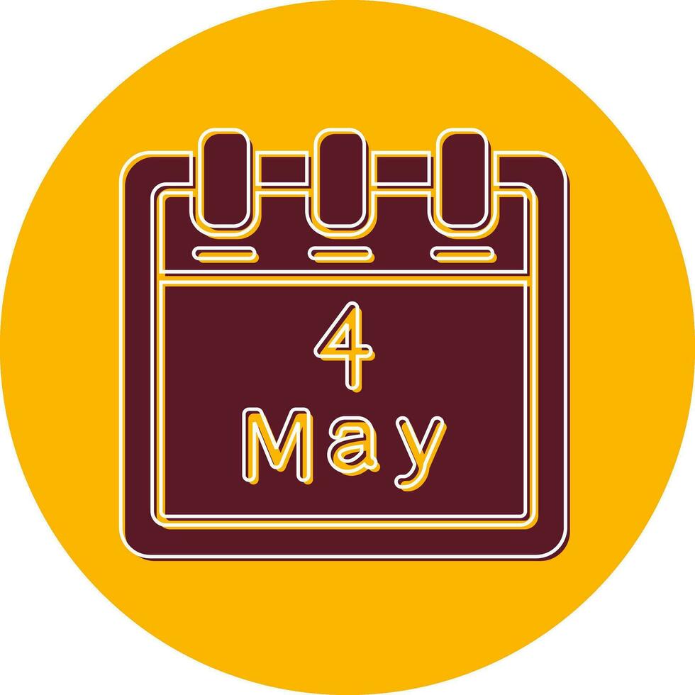 May 4 Vector Icon