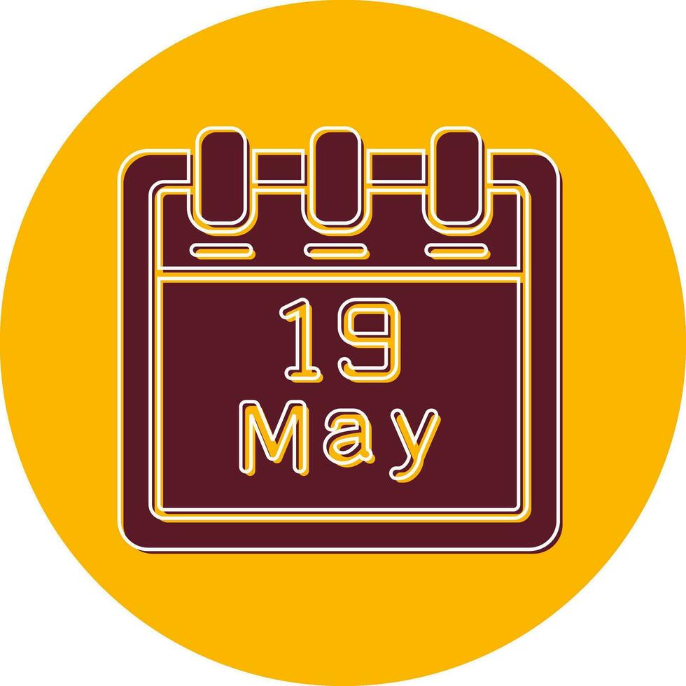 May 19 Vector Icon